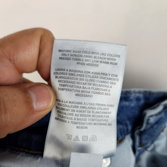 Style & Co. Women's Size 10 Curvy Fit Ankle Embroidered Retro Raw Hem Jeans - Picture 10 of 11